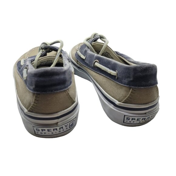 Sperry Top Sider Boat Shoe Mens 8 Blue Tan 0538207 Summer Yacht Club Dock Pool - Picture 11 of 13